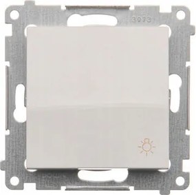 Egykapcsolós kapcsoló Kontakt-simon DS1.01/11 fehér