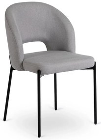 Krzesło BROS Szare/Czarne