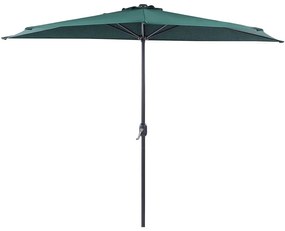 Félköríves zöld napernyő ⌀ 270 cm GALATI Beliani