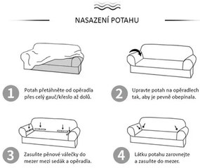 4Home elasztikus dupla fotelhuzat Style, 145 -185 cm, 145 - 185 cm