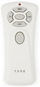 FARO 33370DC - Mennyezeti ventilátor LANTAU barna/matt króm á. 132 cm + távirányítás