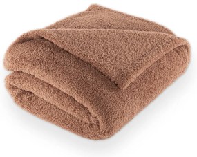 Barna mikroplüss takaró 150x200 cm Cocoon – Tiseco Home Studio