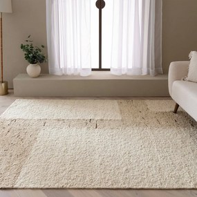 Bézs kétoldalas-kézi szövésű gyapjú szőnyeg 160x230 cm Napa Tumbla – Asiatic Carpets