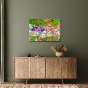 Absztrakció kép - festmény (üvegen) (70x50 cm)