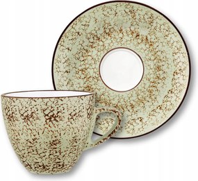 Kávéscsésze porcelán pisztácia 300ml és csészealj 15cm Wilmax
