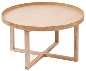 Round kerek tölgyfa asztal, ⌀ 66 cm - Wireworks