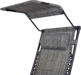 Avenberg Palmas pihenőfotel, szürke, 67 x 90 x 110cm