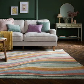 Kézi szövésű gyapjú szőnyeg 120x170 cm Abstract Flow – Flair Rugs
