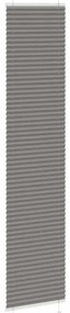 pliszírozott redőny antracit 50x200 cm szövetszélesség 49,4 cm