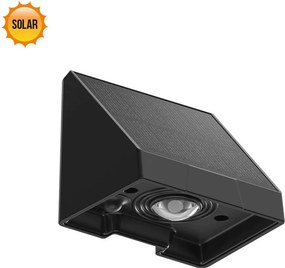 PREZENT 65288 TREN Modern Kültéri Fali Lámpa Fekete LED IP44