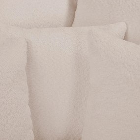 Bézs buklé sarokkanapé (jobb oldali) Ariella – Ropez