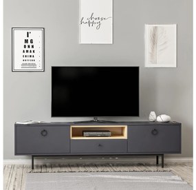 TV asztal/szekrény Dedoto (antracit) . Akció -22%. 1095476