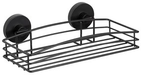 WENKO 24732100 - VACUUM-LOC kerek polc, 26 x 14 cm, fekete