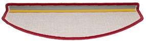 20 db bordeaux piros lépcsőszőnyeg 65x24x4 cm