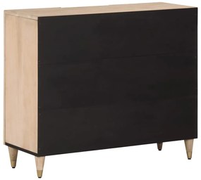 tömör mangófa tálalószekrény 90 x 33 x 75 cm