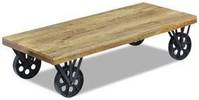 120x60x30 cm Tömör mangófa dohányzóasztal