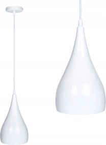 Mennyezeti Lámpa Függő Fehér Led E27 Zsinóros Kábel Állítható Konyha