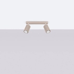 Szürkésbarna fém spotlámpa 6,5x30 cm Gleam – Sollux