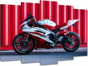 Vászonkép 70x50 Fehér-piros Yamaha