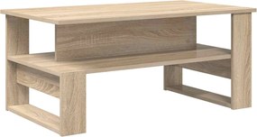 vidaXL Dohányzóasztal Sonoma tölgy 90 x 50 x 40 cm Faanyag