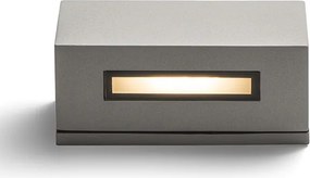 RENDL WOOP fali lámpa ezüstszürke 230V R7s 78mm 12W IP54