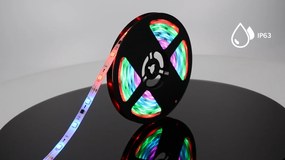 Led szalag szett digitális Rgb 36W 150led IP63