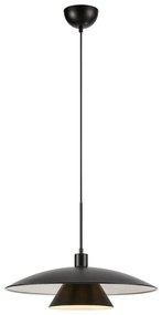 Markslöjd 108431 - Csillár zsinóron MILLINGE 1xE27/40W/230V fekete