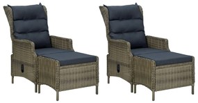 vidaXL 7 részes barna kerti étkezőgarnitúra