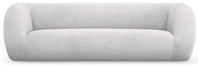 Világosszürke buklé kanapé 230 cm Essen – Cosmopolitan Design