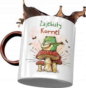 Bordó bögre Kornél Kollégának Ajándék Nyomtatott Fotóval