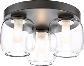 Dar Lighting modern mennyezeti lámpa edaline matt fekete dareda5322
