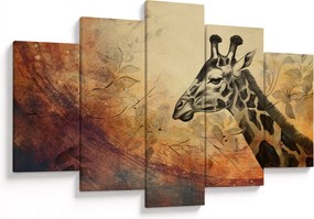 Kép - Zsiráf, festmény (150x105 cm)