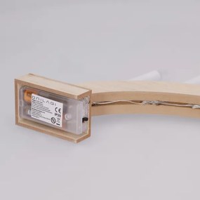 Brilagi - LED karácsonyi gyertyatartó 7xLED/2xAA 28x45 cm