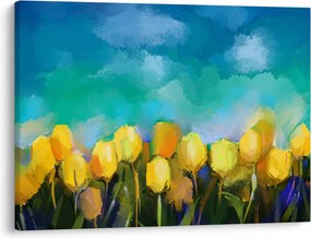 Sárga tulipán képe (70x50 cm)