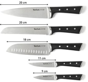 Tefal - Konyhai késkészlet állványban ICE FORCE 6 db