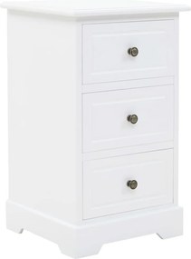 vidaXL MDF és fenyő éjjeliszekrény 35 x 32 x 59 cm