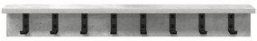 Fali Kabáthorog Beton szürke 80 x 10.5 x 10.5 cm Faanyag