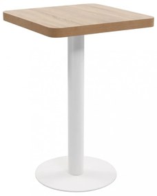 világosbarna MDF bisztróasztal 50 x 50 cm