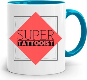 Tetoválóknak Tetováló Bögre Kék Ajándék fényképes nyomtatással