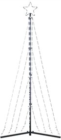 hideg fehér LED karácsonyfa 339 LED 182 cm