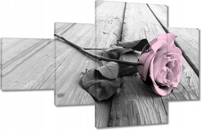 Vászonkép 130x80 Púderrózsaszín Old pink Rose