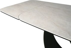 Infinity bővíthető étkezőasztal kerámia bézs/réz 160-240 cm