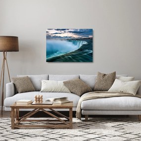 Vízesések képe (üvegen) (70x50 cm)