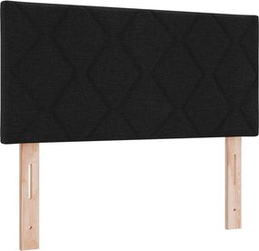 vidaXL Fejtámla Fekete 90 cm szövet