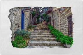 Poszterek 90x60 Provence Lépcsők Kő