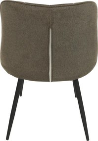 Szék, szürkésbarna taupe/fekete, SARIN