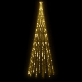 kúp alakú karácsonyfa 732 meleg fehér LED-del 160 x 500 cm