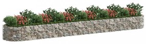 horganyzott vas gabion magaságyás 600x100x50 cm