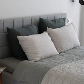 Len párnahuzat 40x60 cm Forest Green – Linen Tales