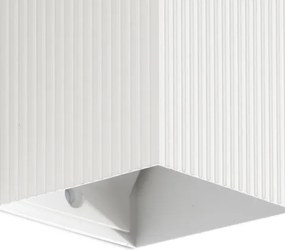 FARO 40534 - Fali lámpa SOLE 1xGU10/8W/230V fehér csipkézett szögletes